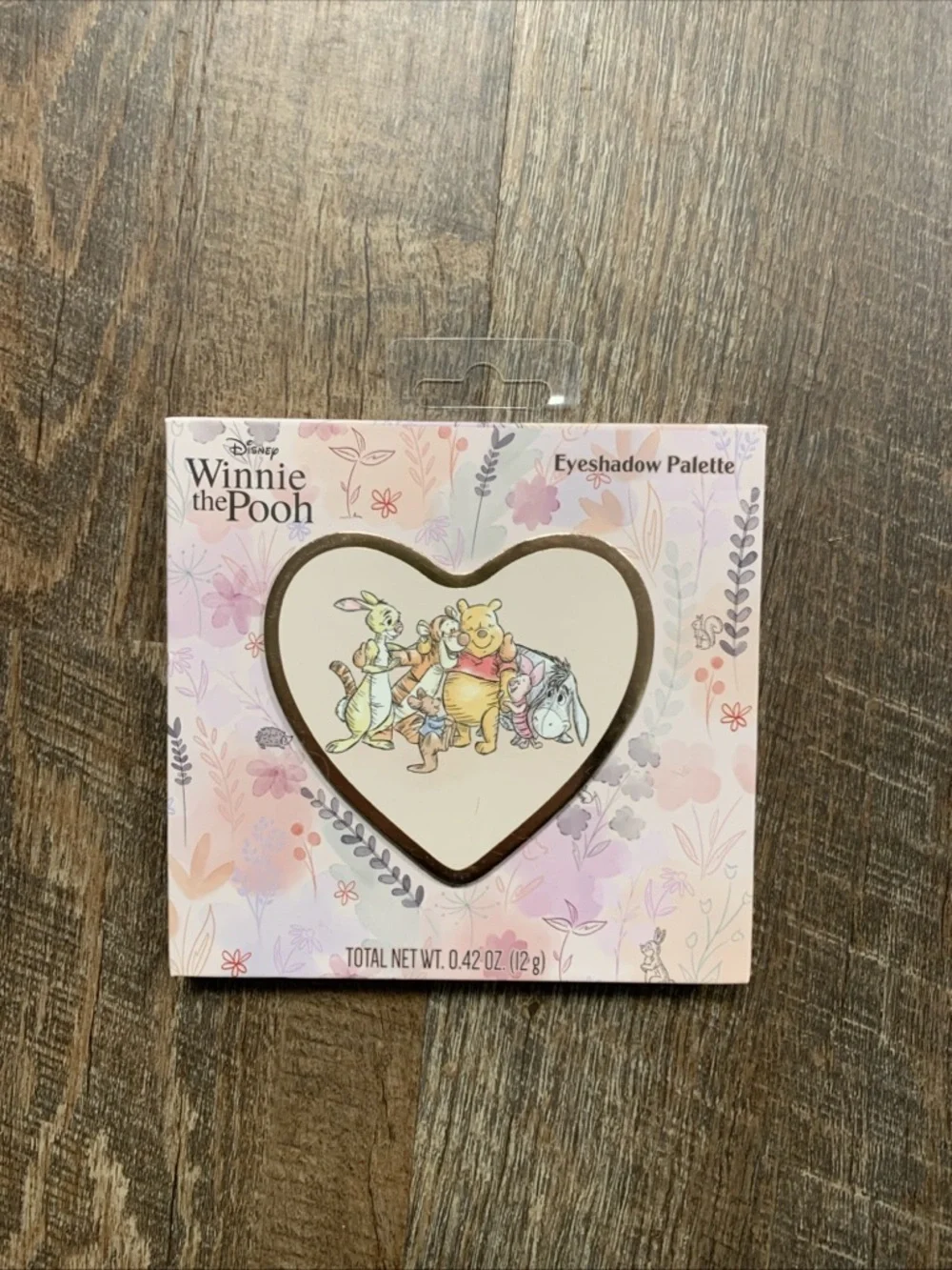 Disney Winnie the Pooh Heart Shaped Eyeshadow Palette w/ Mirror 12 Colors NEW
